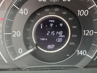 2012 Honda CR-V - Interior Dashboard With Vehicle Running Image